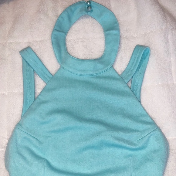 SABO SKIRT HALTER MINI DRESS - Picture 1 of 6